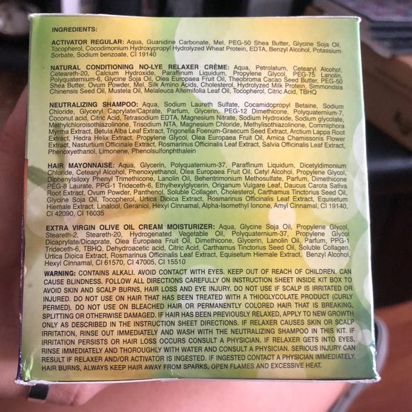 💙𝟻/$𝟸𝟻💙 Originals olive oil conditioning relaxer system - Picture 4 of 4